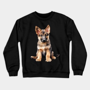 Puppy German Sheperd Crewneck Sweatshirt